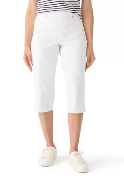 Petite Denim Capri Pants