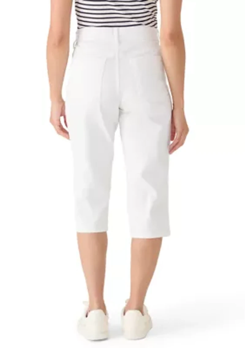 Petite Denim Capri Pants