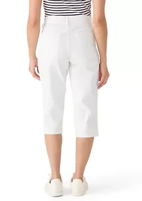 Petite Denim Capri Pants