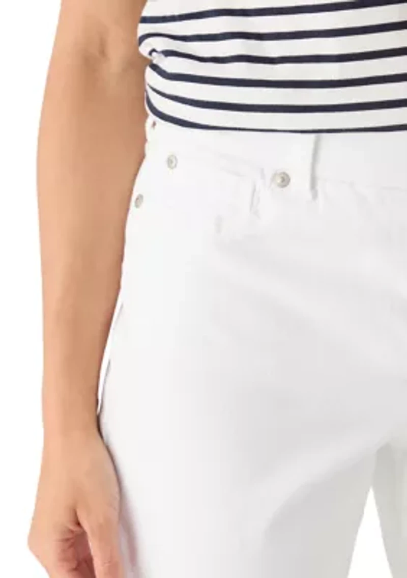 Petite Denim Capri Pants