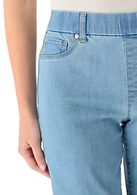Petite Denim Bermuda Shorts