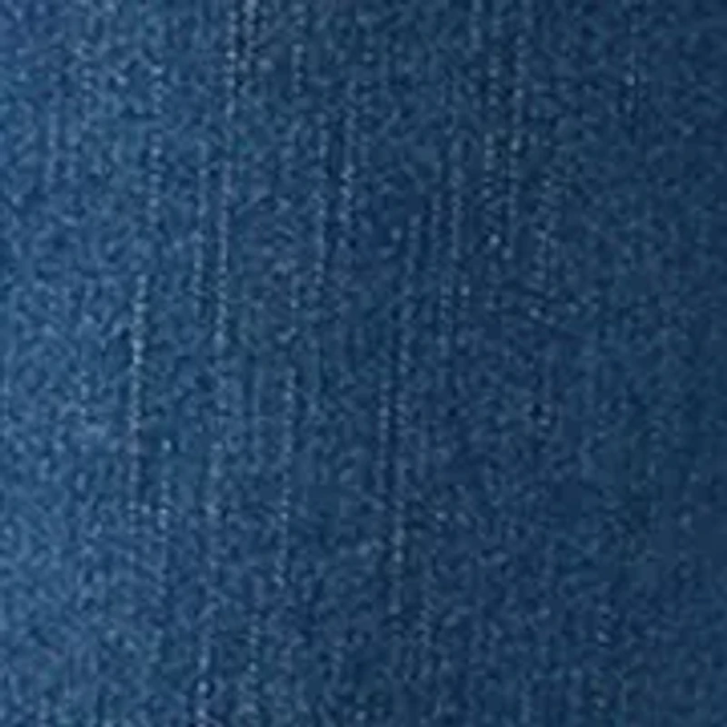 Petite Straight Leg Cuffed Ankle Jeans