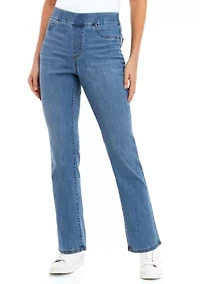 Women's Pull On Denim Jeans - Short