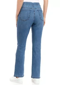 Women's Pull On Denim Jeans - Short