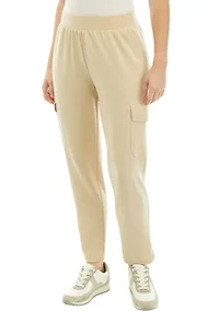 Petite Soft Terry Cargo Pants