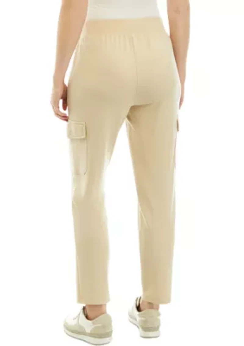 Petite Soft Terry Cargo Pants