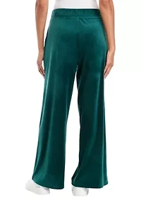 Velour Wide Leg Pants