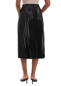 Petite Sunburst Pleated Skirt
