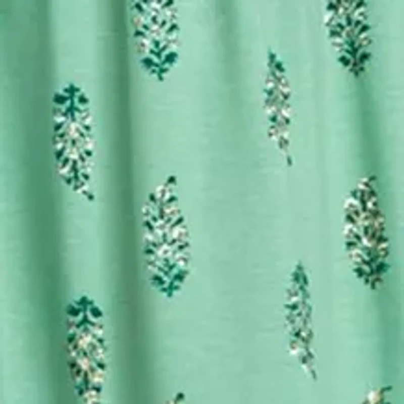 Petite Smocked Waist Printed Dress