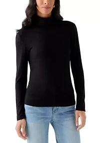 Women's Long Sleeve Turtleneck T-Shirt