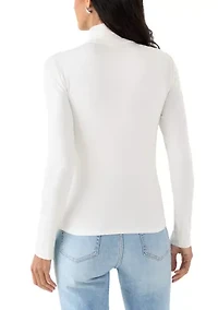 Women's Long Sleeve Turtleneck T-Shirt