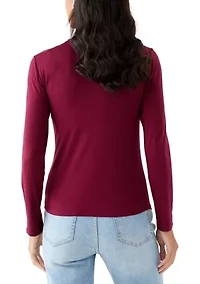 Women's Long Sleeve Turtleneck T-Shirt