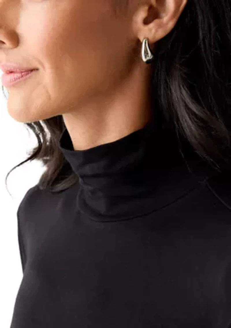 Women's Long Sleeve Turtleneck T-Shirt