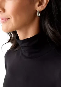 Women's Long Sleeve Turtleneck T-Shirt