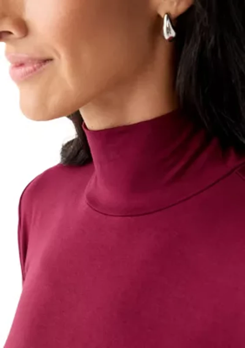 Women's Long Sleeve Turtleneck T-Shirt