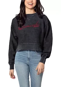 NCAA South Carolina Gamecocks Drop Shoulder Graphic Crew Pullover