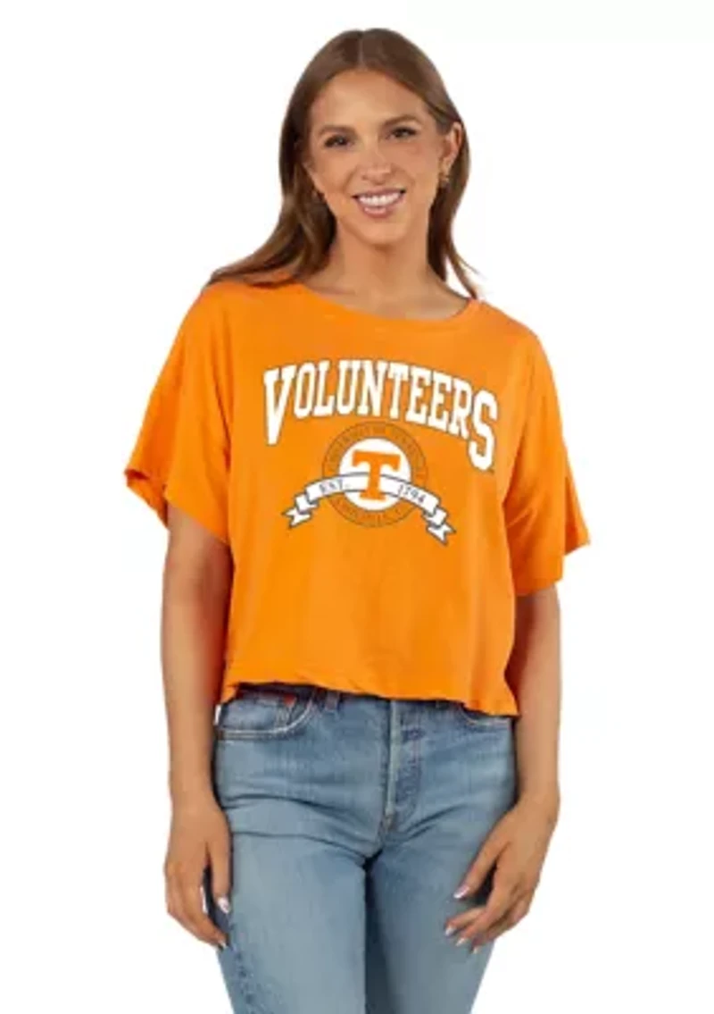 NCAA Tennessee Volunteers Sunshine Cropped T-Shirt