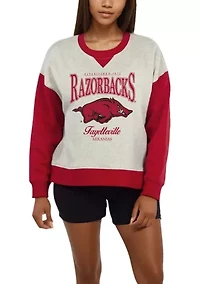 NCAA Arkansas Razorbacks Legacy Crew Pullover