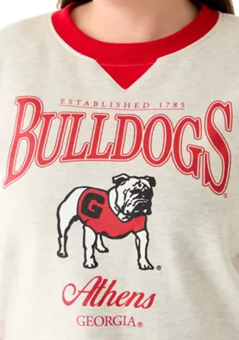 NCAA Georgia Bulldogs Legacy Crew Neck Sweatshirt