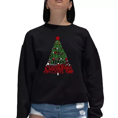 Have Yourself a Merry Little Christmas - Women's Word Art Crewneck Sweatshirt