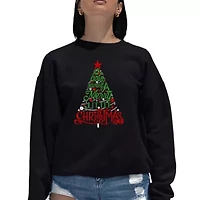 Have Yourself a Merry Little Christmas - Women's Word Art Crewneck Sweatshirt