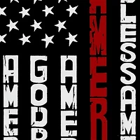 Cross Flag - Women's Plus Word Art V-Neck