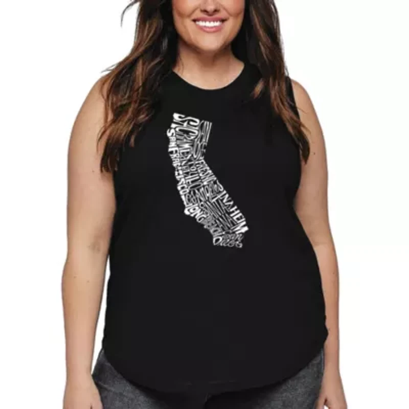 Women's Plus Word Art Tank Top