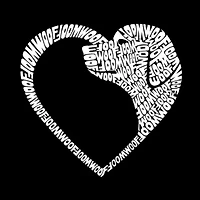 Dog Heart - Women's Plus Word Art Tank Top