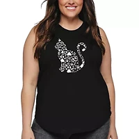 Cat Claws - Women's Plus Word Art Tank Top