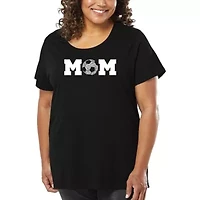 Soccer Mom - Women's Plus Word Art T-Shirt