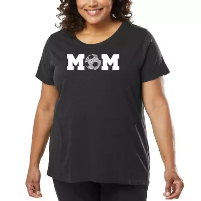 Soccer Mom - Women's Plus Word Art T-Shirt