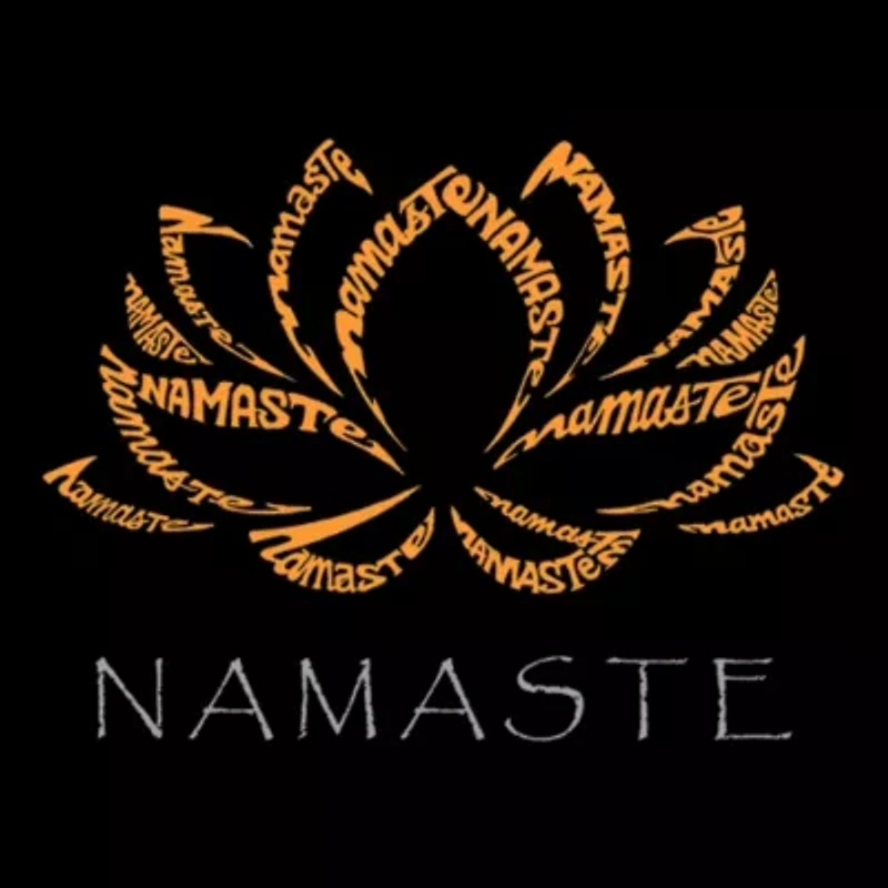 Women's Plus Word Art Tank Top - Namaste