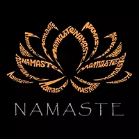 Women's Plus Word Art Tank Top - Namaste