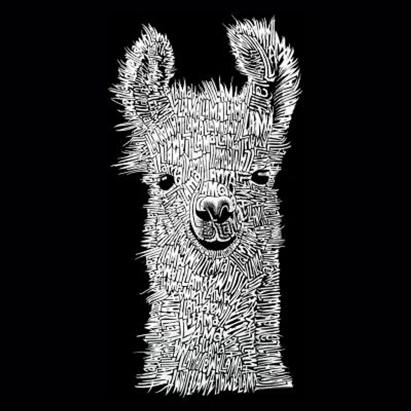 Women's Plus Word Art Tank Top - Llama