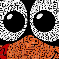 Turkey Face - Women's Plus Word Art Tank Top