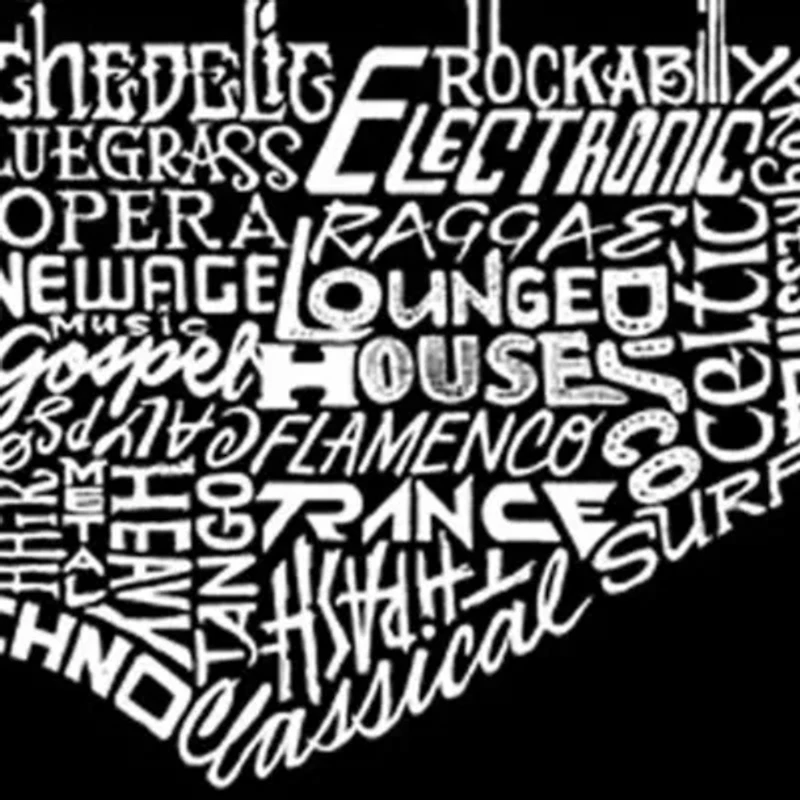 Women's Plus Word Art T-shirt - Guitar Head
