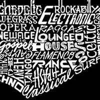 Women's Plus Word Art T-shirt - Guitar Head