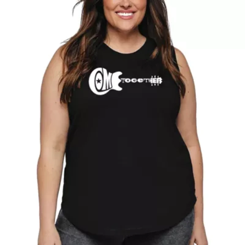 Women's Plus Word Art Tank Top