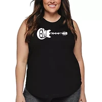 Women's Plus Word Art Tank Top