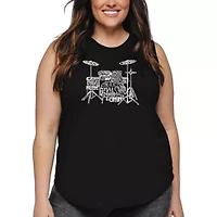Women's Plus Word Art Tank Top
