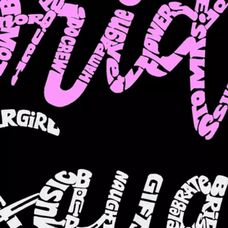 Women's Plus Word Art V-Neck - Bride Squad