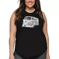 Women's Plus Word Art Tank Top