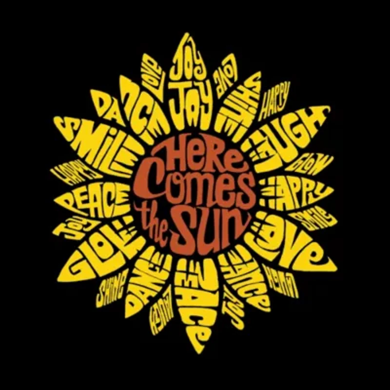 Women's Plus Word Art V-Neck - Sunflower