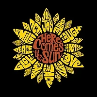 Women's Plus Word Art V-Neck - Sunflower
