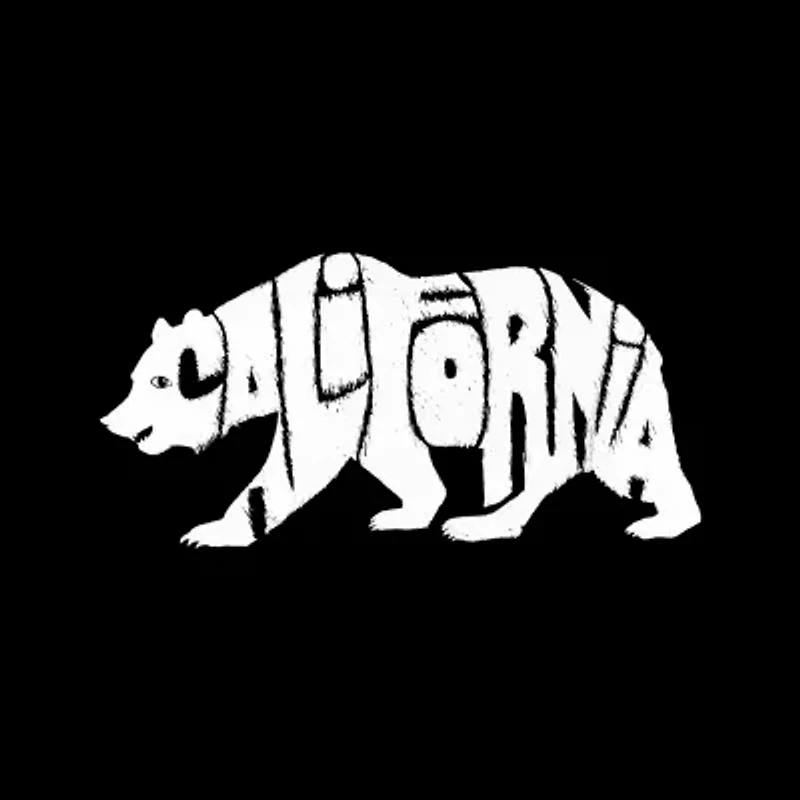 Women's Plus Word Art T-shirt - California Bear