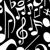 Women's Plus Word Art V-Neck - Heart Notes