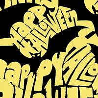 Women's Plus Word Art T-shirt - Halloween Bats