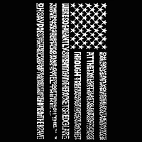 Women's Plus Word Art Tank Top - National Anthem Flag