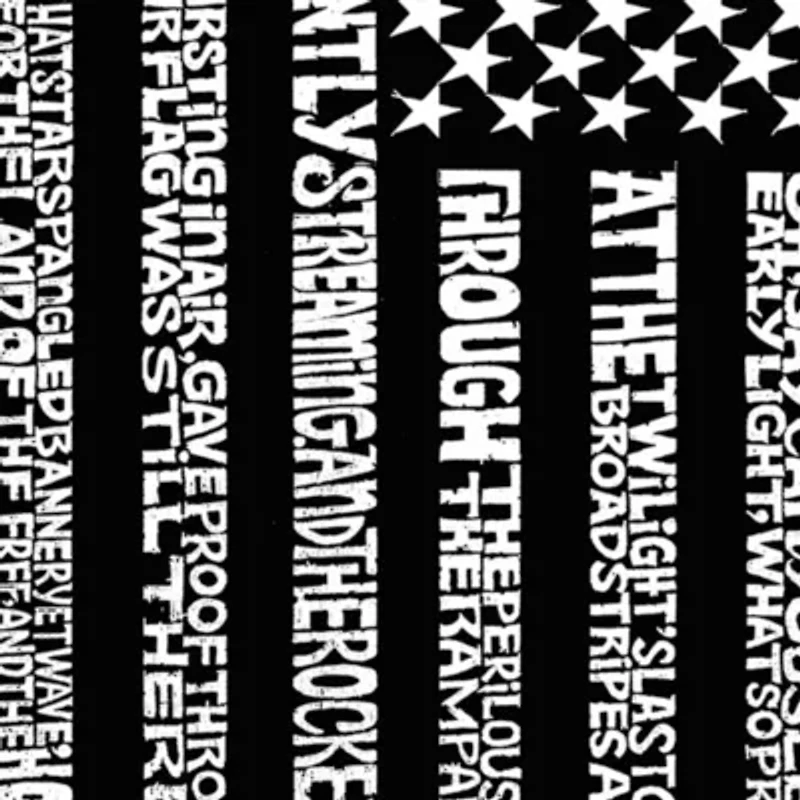 Women's Plus Word Art Tank Top - National Anthem Flag