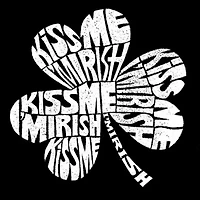 Women's Plus Word Art T-shirt - KISS ME I'M IRISH